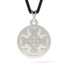 Pandantiv Argint 925 Ortodox cu Snur, 18mm, Atcom. Cadou Damă Valentine&#039;s Day, Crăciun, Martisor. Cutie Premium &amp; Certificat Calitate