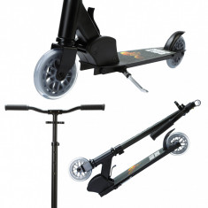 Trotineta fete cu 2 roti pliabila Scooter Deluxe Black