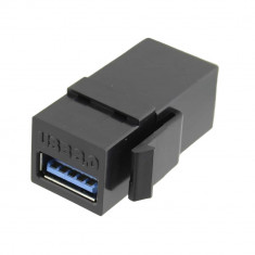 Conector prelungire cablu USB, 3.0, clichet pentru montare pe panou, LOGILINK, NK0015B, T138021