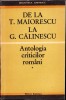 HST C1914 De la T Maiorescu la G Călinescu 1971 volumul I Eugen Simion