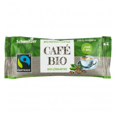 Cafea instant bio si fairtrade 100% arabica 2,4g Schweitzer