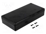 Carcasă universală HAMMOND ABS neagră 85mm x 170mm x 35mm