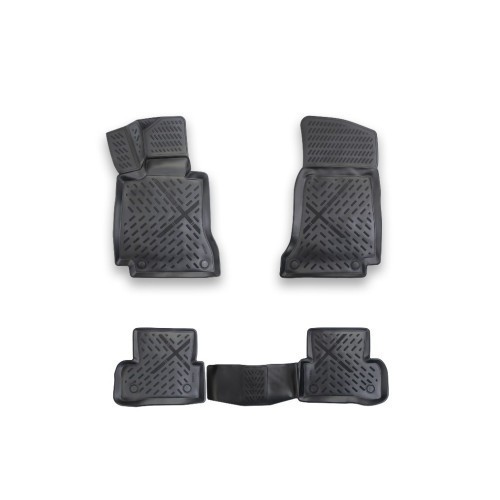 Covoare cauciuc tavita compatibile Mercedes Clasa C W205 2014-2020 Cod: A80-X143