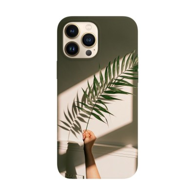 Husa compatibila cu Apple iPhone 14 Plus model Feral leaves, Silicon, TPU, Viceversa foto