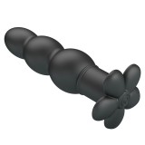 Anal Toys-Pretty Love Jadier Plug Anal Vibrant, Negru-Silicon