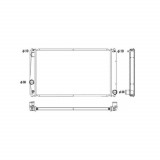 Radiator racire Toyota Rav-4 (Xa30), 11.2005-2013 Motor 2, 0 112kw, Toyota Rav-4 (Xa400), 2013- Motor 2, 0 111kw Benzina, tip climatizare cu/fara AC,