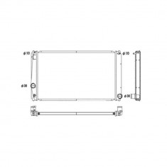 Radiator racire Toyota Rav-4 (Xa30), 11.2005-2013 Motor 2, 0 112kw, Toyota Rav-4 (Xa400), 2013- Motor 2, 0 111kw Benzina, tip climatizare cu/fara AC,