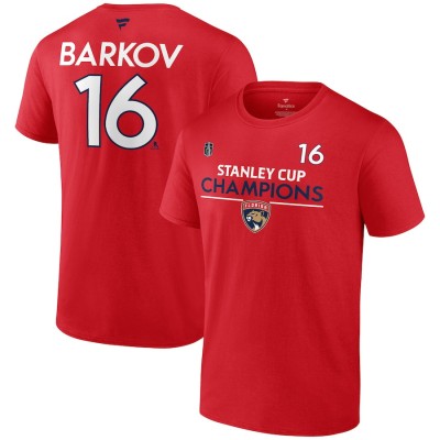 Florida Panthers tricou de bărbați Aleksander Barkov #16 2024 Stanley Cup Champions Authentic Pro Name &amp;amp;amp; Number - M foto