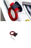 Ornament Carlig Remorcare Auto Sport Racing ALM, Rosu, Autoadeziv, Tuning Exterior