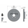 Set disc frana Chrysler Crossfire Roadster 05.04-12.08, Crossfire 07.03-12.08; Mercedes Clasa C (W203) 05.00-12.07, Clasa C Coupe (Cl203) 03.01-06.11, Textar