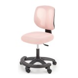 Cumpara ieftin Scaun birou copii HM Nani, ergonomic, inaltime ajustabila, suport picioare, fara cotiere, mesh, 80 kg, roz
