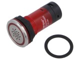 Semnalizator Acustic și LED ONPOW 85dB IP67 &Oslash;16mm 24VDC