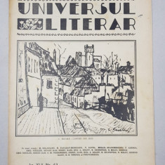 REVISTA 'UNIVERSUL LITERAR', ANUL XLII, NR. 43, 24 OCTOMBRIE 1926