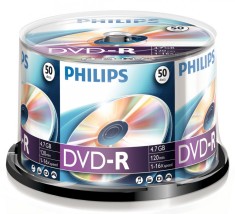 Dvd-r 4.7gb (50 Buc. Spindle, 16x) Philips foto
