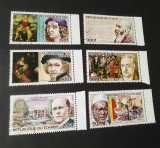 Tchad &ndash; Lot 6 mărci personalități &amp; artă, neuzate &ndash;40