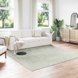 vidaXL Covoare de zonă Pătrat PALMERAS Verde 240 x 240 cm Poliester 42022657