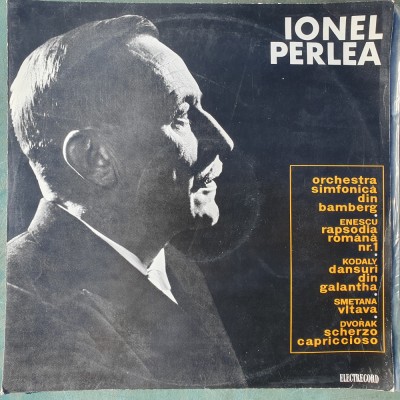 Ionel Perlea &amp;ndash; Enescu Rapsodia Rom&amp;acirc;nă Nr. 1, Kodaly, orchestra Bamberg, stare fb foto