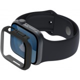 Husa Belkin ScreenForce TemperedCurve pentru Apple Watch 44mm / 45mm Series, Neagra OVG004zzBK-REV