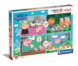 Puzzle Clementoni, Peppa Pig, 2 x 20 + 2 x 60 piese