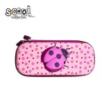 Cumpara ieftin Penar neechipat fete, 1 fermoar, Dimensiuni 22x9x4.5cm, Borseta 3D, Ladybug