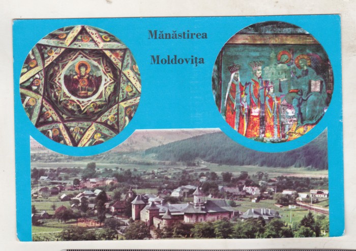 bnk cp Manastirea Moldovita - Vedere - necirculata