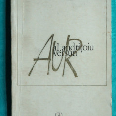 Alexandru Andritoiu – Aur ( versuri )( prima editie )