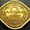 Moneda RARA 2 ANNA&#039;S - INDIA, anul 1945 *cod 1799 A - DOMINATIE BRITANICA