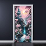 Cumpara ieftin Folie imprimata color pentru decor Usa, dimensiune 200 x 90cm, model: AVX-DR13