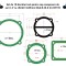 Set de 10 Garnituri set pentru cap compresor de aer V 3x65mm Mod.0.36-8 (C) CH195
