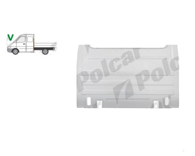 Panou despartitor perete Mercedes Sprinter, 01.1995-01.2007, model: double cab, montare spate, galvanizat, RapidAuto foto
