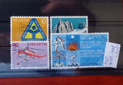 TS21 - Timbre serie CCCP - Elvetia - Helvetia 1972 Mi975-978 foto
