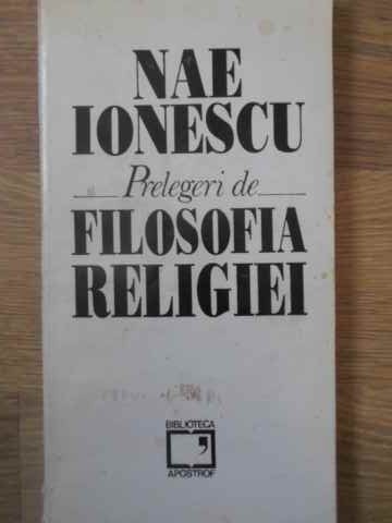 PRELEGERI DE FILOSOFIA RELIGIEI-NAE IONESCU-275621