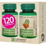 Spirulina si Ganoderma 120cpr