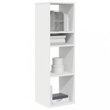 Cumpara ieftin Bibliotecă, alb, 34x31x112 cm, lemn prelucrat