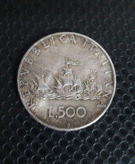 500 lire 1966 argint foto
