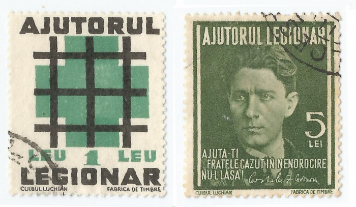 Romania, LP IX/1940, Timbre pentru ajutorul legionar, oblit.