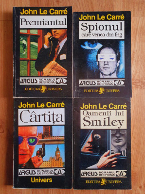 JOHN LE CARRE - Lot 4 titluri (Premiantul, Spionul, Cartita, Oamenii lui Smiley) foto