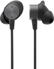 LOGI ZONE WIRED EARBUDS TEAMS -/GRAPHITE - EMEA &amp;quot;981-001009&amp;quot; (timbru verde 0.18 lei) foto