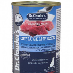 Dr. Clauder's Dog Selected Meat Inimi de Pui, 400 g