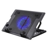 COOLING PAD LAPTOP 1 FAN 2 USB PLATINET