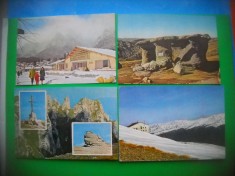 HOPCT LOT 3129 BUSTENI -PRAHOVA- 4 CARTI POSTALE-CIRCULATE