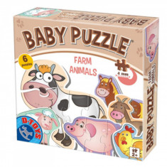 Set 6 puzzle-uri Baby Puzzle Farm Animals - Animale Ferma foto