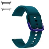 Curea din silicon compatibila cu Samsung Galaxy Watch Ultra, Viridian Green