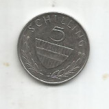 No(2) moneda-Austria- 5 SCHILLING-1990