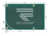 Placă universală două fețe ROTH ELEKTRONIK GMBH W: 56mm L: 85mm