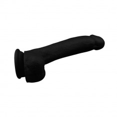 Dildo Clasic Naked Legend Boss, Negru, 20.5 cm foto