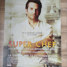 Afis film original cinema Burnt Super Chef Bradley Cooper 2015 poster colectie