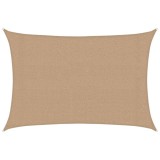 Cumpara ieftin Panza parasolar, gri taupe, 3x4,5 m, HDPE, 160 g/m&sup2;