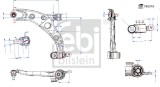 FEBI BILSTEIN 186316 Brat suspensie roata