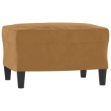 Cumpara ieftin Taburet, maro, 60x50x41 cm, catifea